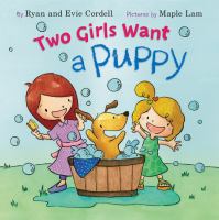 Book Jacket for: Two girls want a puppy