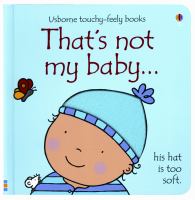 Book Jacket for: That's not my baby-- : his hat is too soft