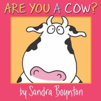 Book Jacket for: Are you a cow?