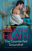Book Jacket for: The counterfeit scoundrel