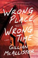 Book Jacket for: Wrong place wrong time