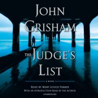 Book Jacket for: The judge's list