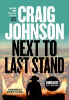 Book Jacket for: Next to last stand