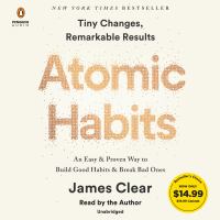 Book Jacket for: Atomic habits an easy & proven way to build good habits & break bad ones