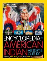 Book Jacket for: Encyclopedia of American Indian history & culture : stories, time lines, maps, and more