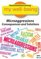 Book Jacket for: My well-being. consequences and solutions. Microagressions