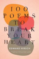 100 poems to break your heart bookcover
